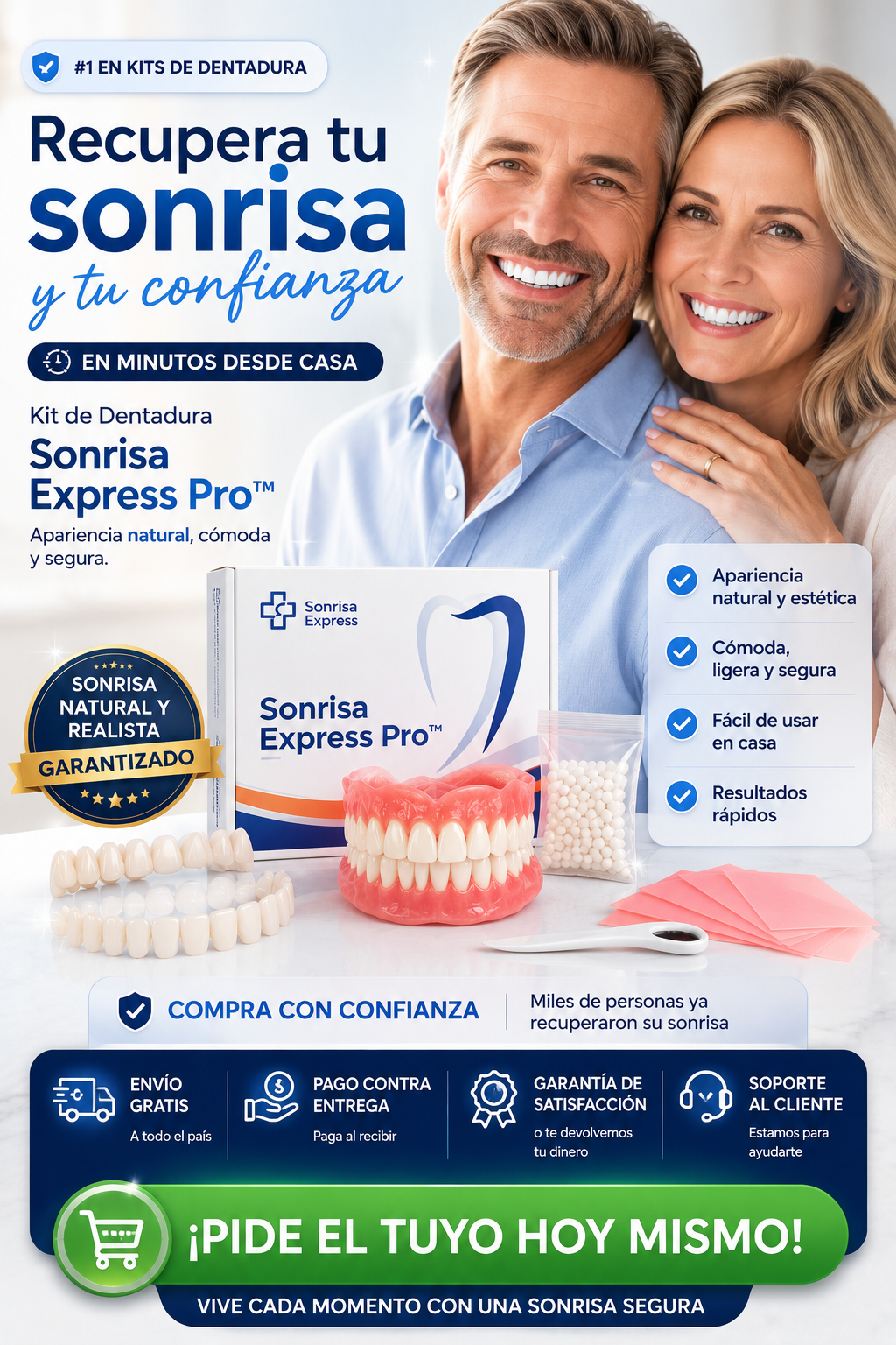 Sonrisa Express Pro™ 😁 RECUPERA LA CONFIANZA EN TU SONRISA
